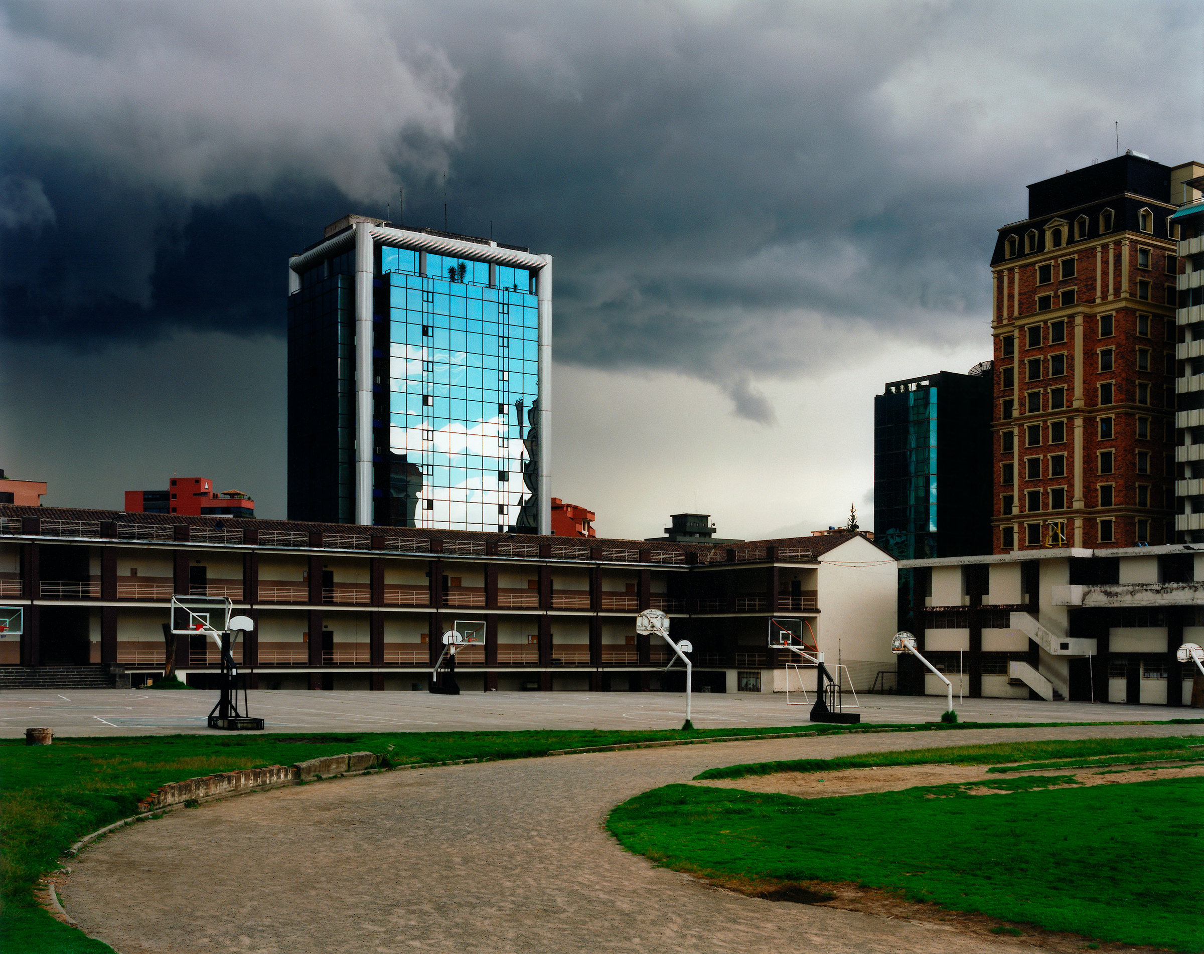 Wolkenbruch Quito Ecuador